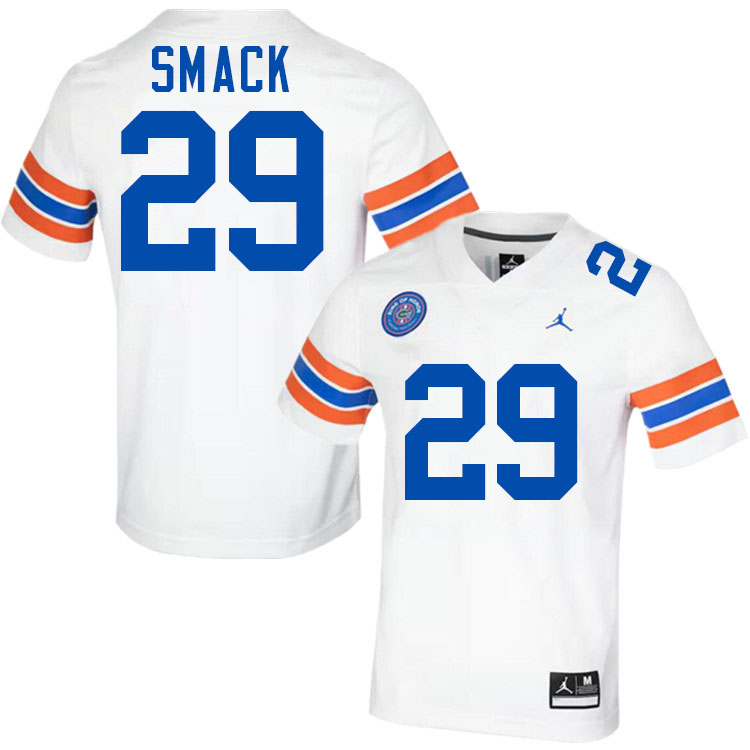 #29 Trey Smack Gators Jersey,Florida Gators College Football Jerseys Stitched-Throwback White